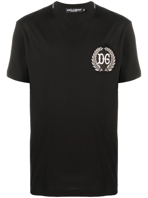 Springboard forgænger pave Shop Dolce & Gabbana DG patch cotton T-shirt with Express Delivery -  FARFETCH