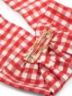 Image 2 of Shrimps Fortuna gingham hair bow