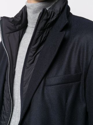 layered single-breasted coat展示图