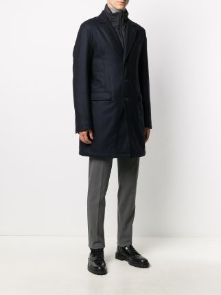 layered single-breasted coat展示图