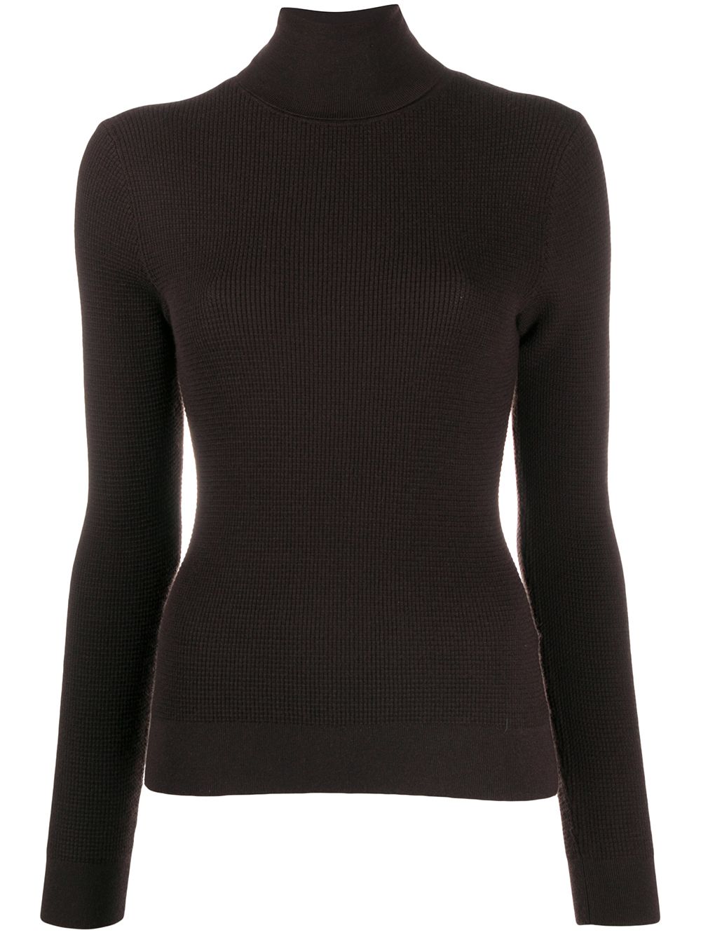 

Dolce & Gabbana textured cashmere turtleneck jumper - Brown