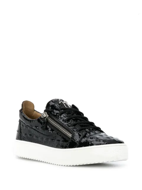 giuseppe zanotti patent trainers