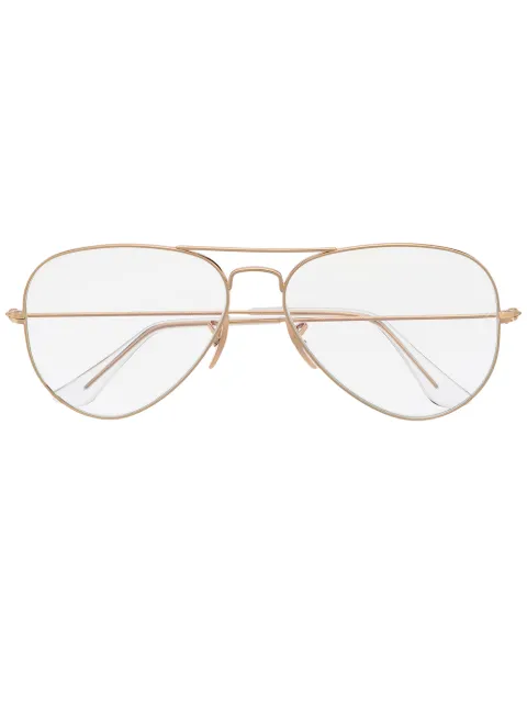 Ray-Ban aviator-frame glasses