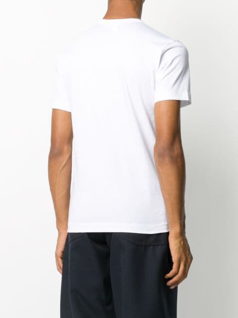 Shop white Comme Des Garçons Shirt graphic-print crew neck T-Shirt with ...