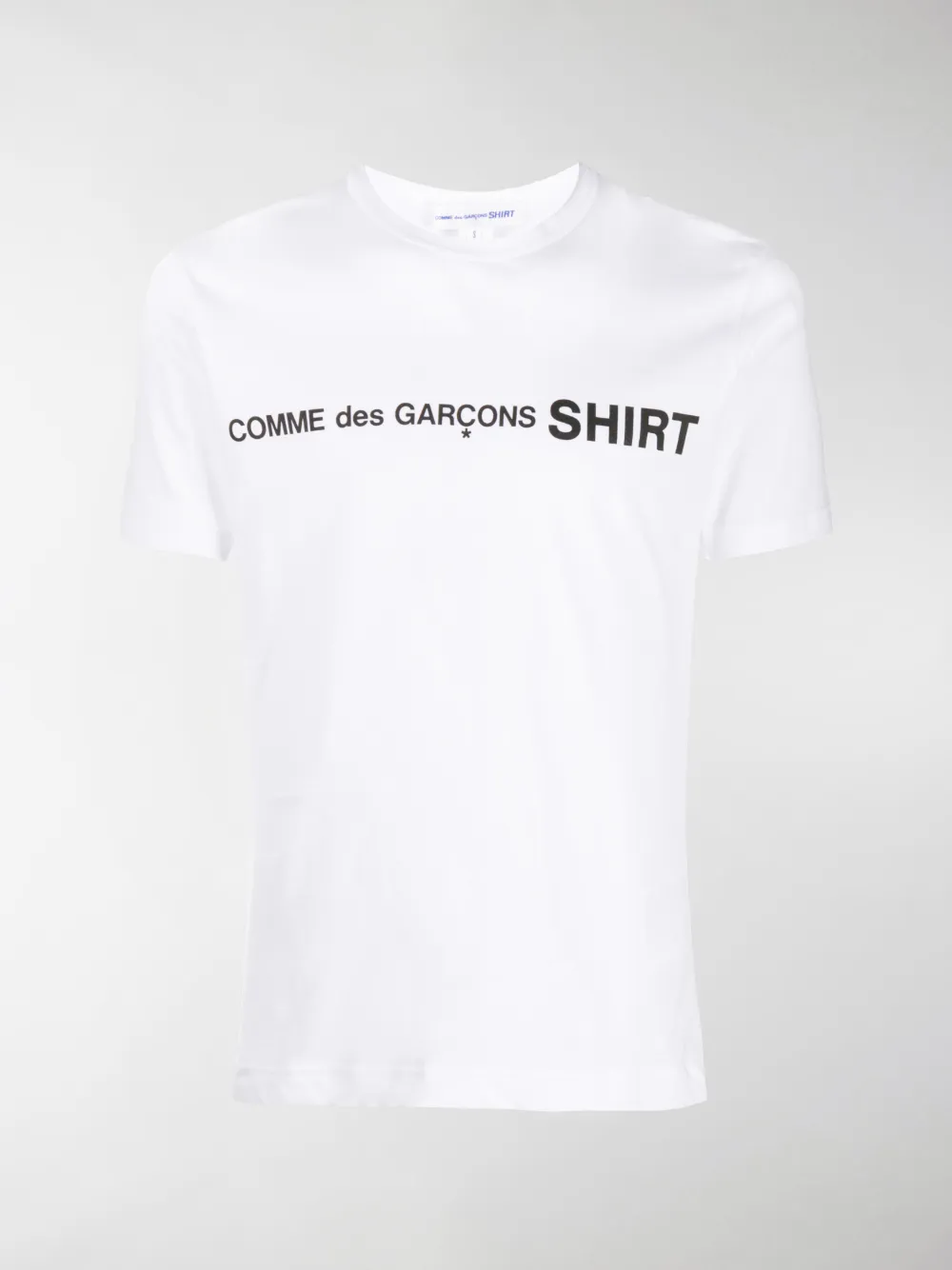 Image of Comme Des Garçons Shirt graphic-print crew neck T-Shirt