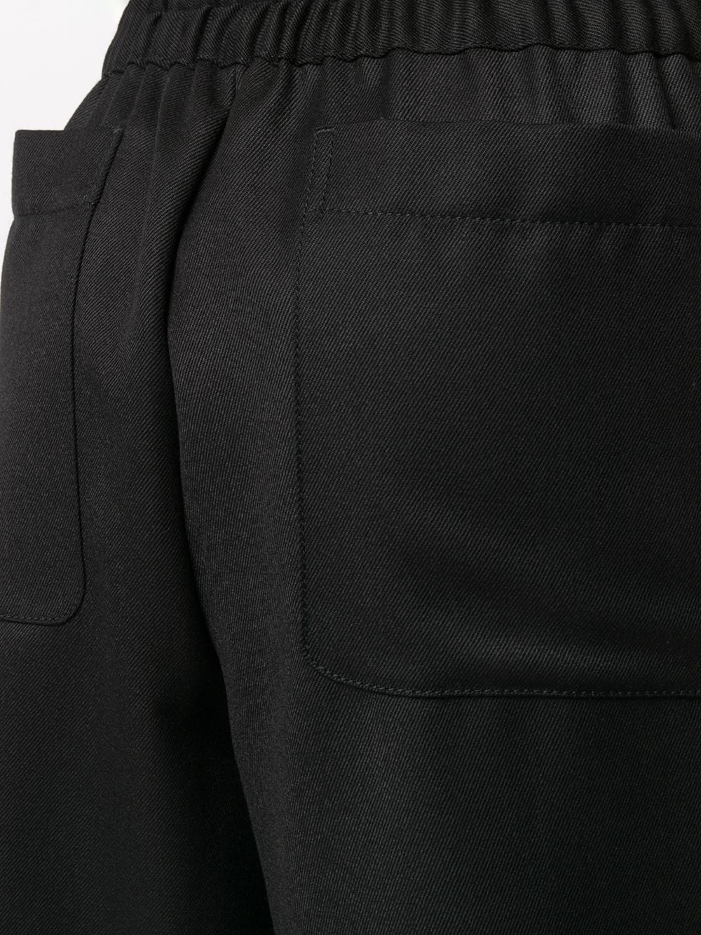 Shop Comme Des Garçons Shirt high-waisted straight leg trousers with ...