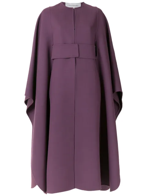 Valentino Garavani draped mid-length cape
