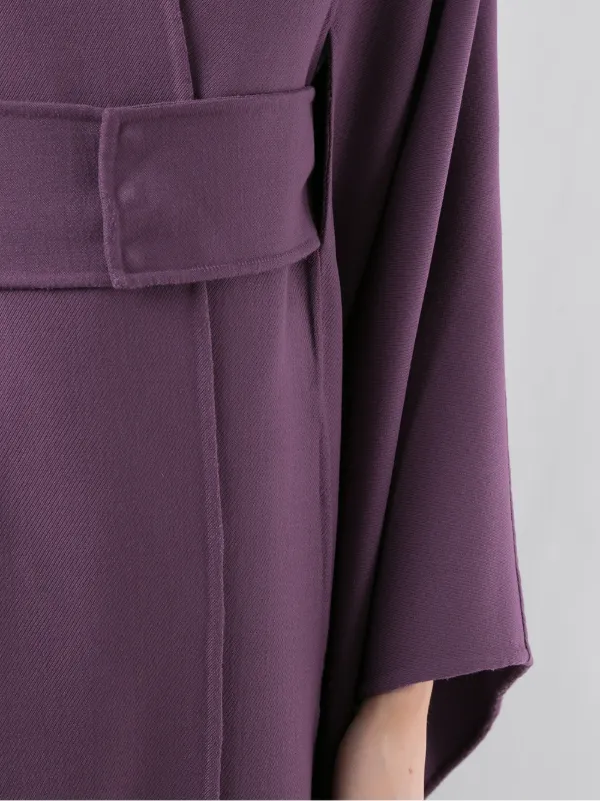 Valentino Garavani Draped mid-length Cape | Purple | FARFETCH