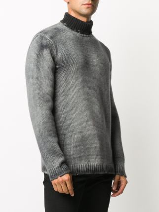 light-wash roll neck jumper展示图