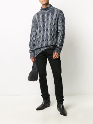 cable-knit jumper展示图