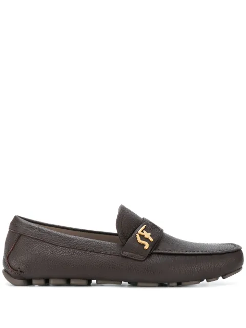 Ferragamo signature round toe loafers