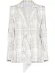 Image 1 of Roland Mouret draped checked blazer