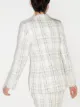 Roland Mouret draped checked blazer