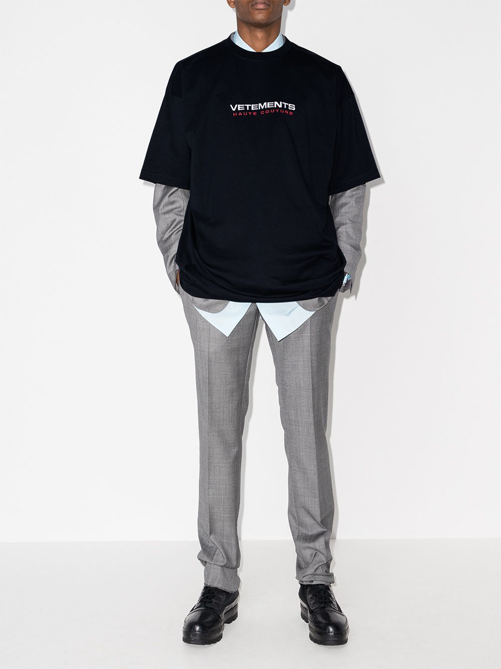 фото Vetements футболка с логотипом