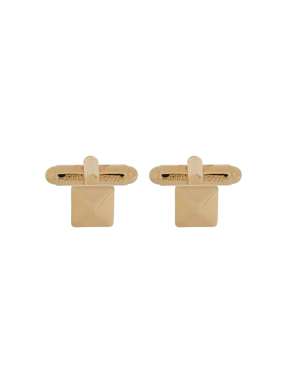 boutons de manchette à logo gravé