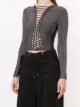 Dion Lee central braid knitted top