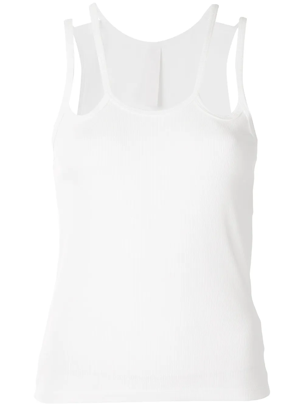 

Dion Lee double strap tank top - White