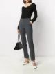 الصورة 2 من Emporio Armani بنطال هاي ويست مُفصل