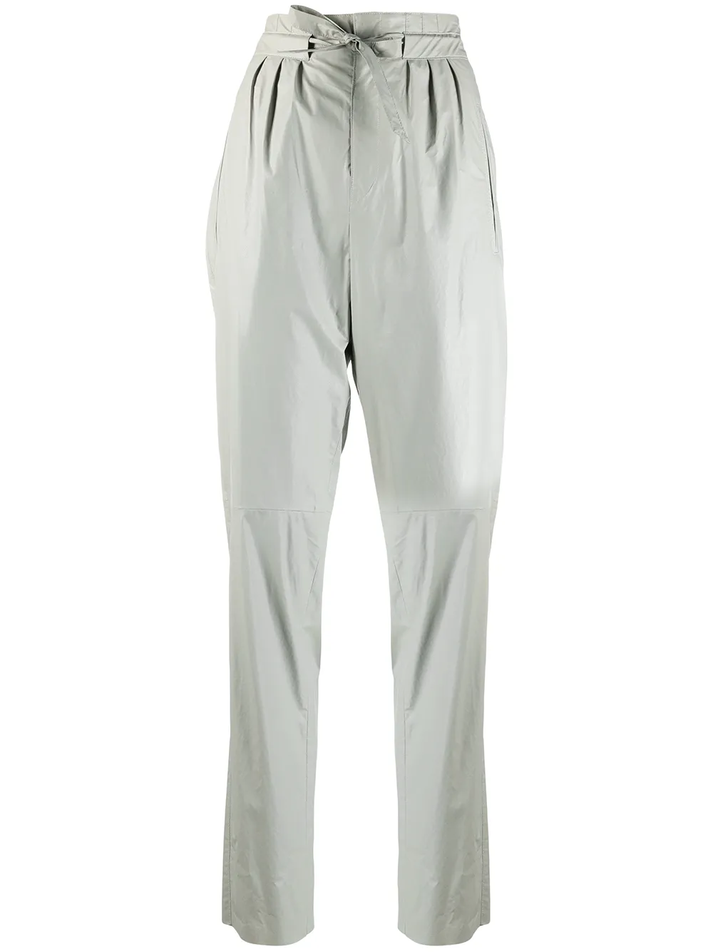 

Isabel Marant pantalones con tiro alto - Gris