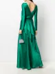 الصورة 2 من Alberta Ferretti فستان سهرة برقبة V
