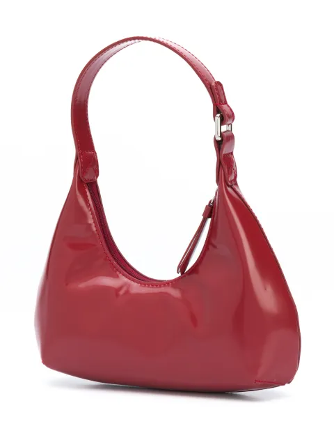 small red shoulder bag