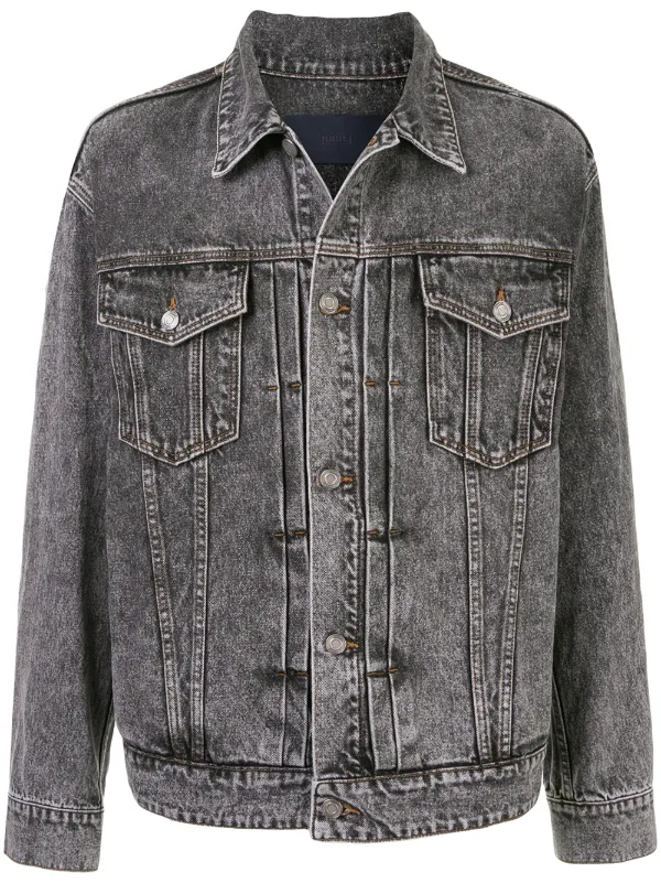grey wash denim jacket