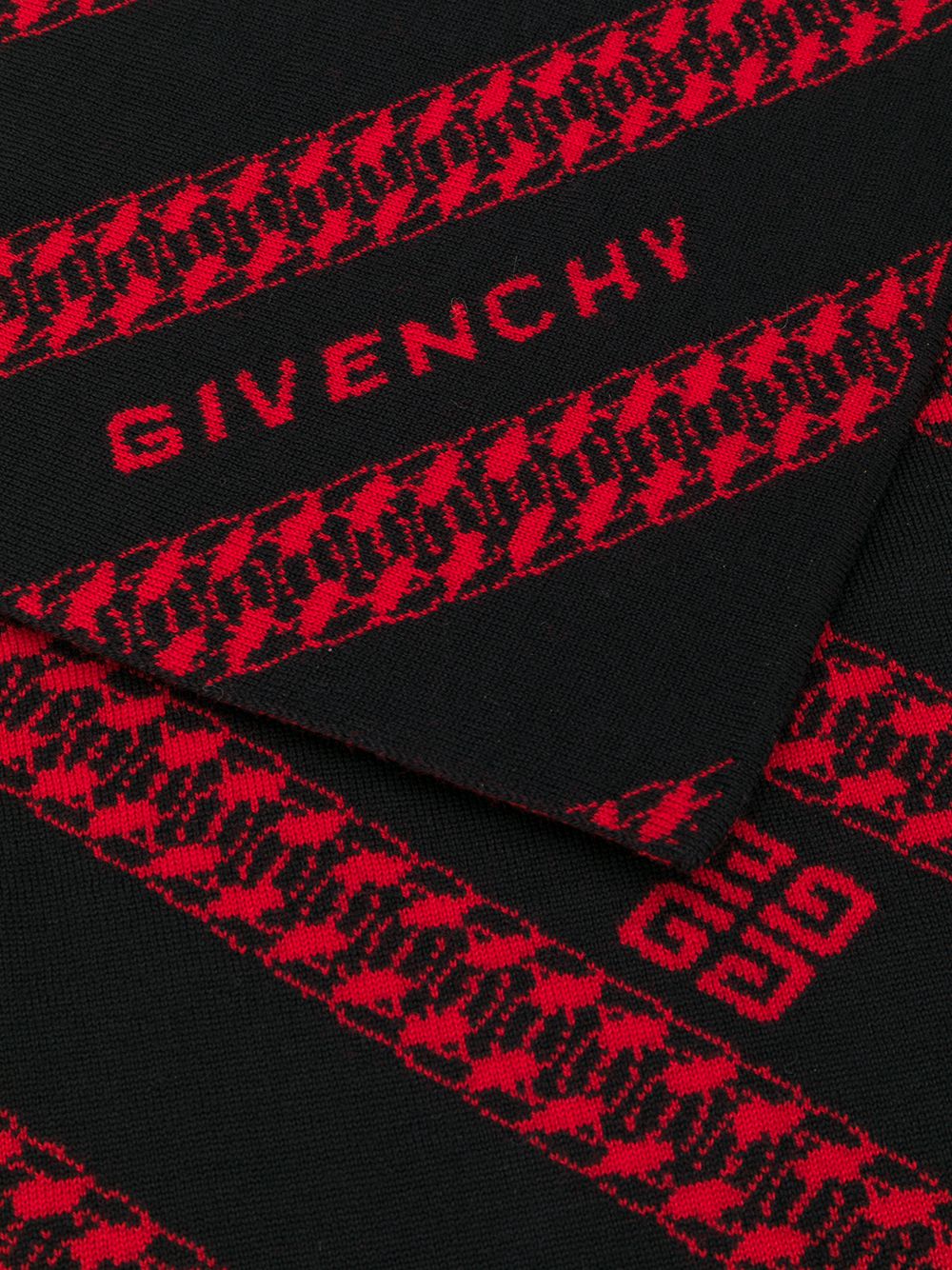 фото Givenchy шарф в полоску