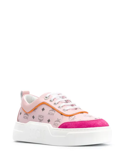 mcm platform sneakers