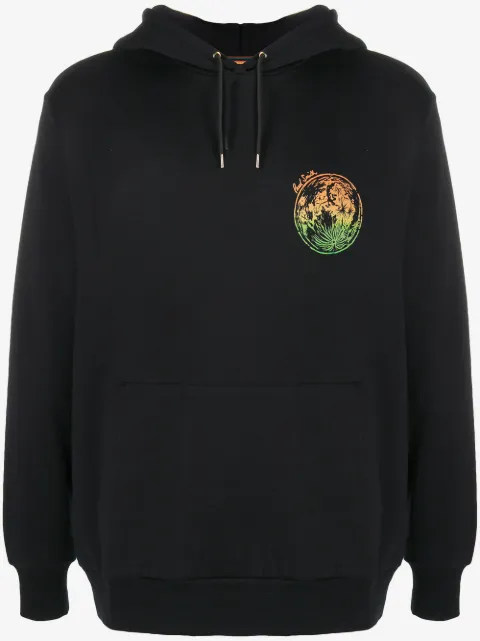 Paul Smith logo print drawstring hoodie