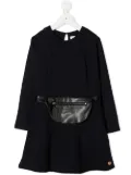 Lanvin Enfant belt pouch dress - Blue