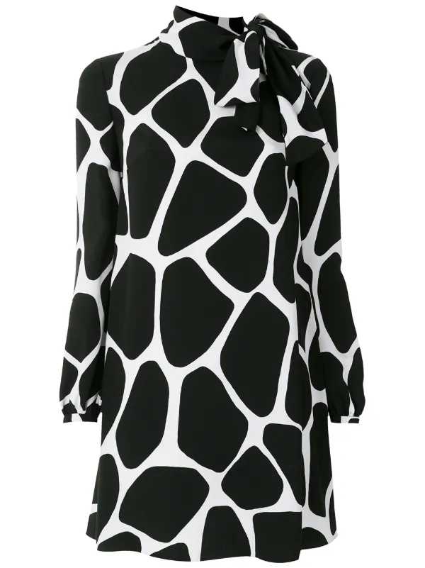 valentino print dress