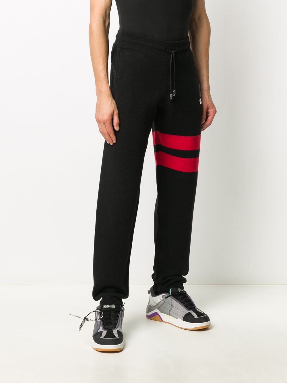 Shop Gcds Logo Plaque Track Trousers In Black