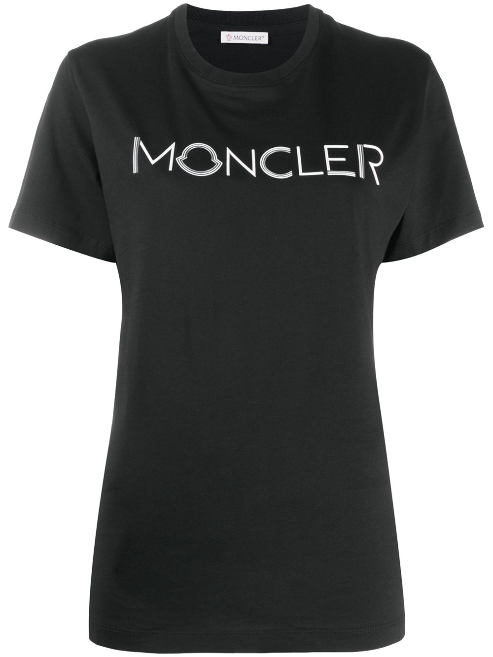 фото Moncler футболка с аппликацией-логотипом