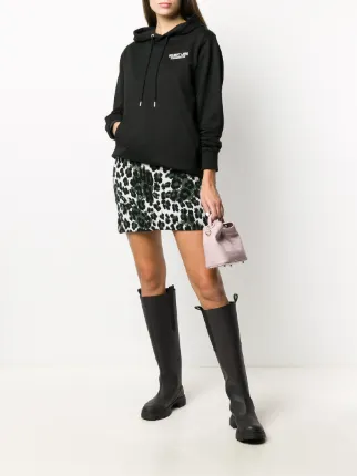 leopard print fitted skirt展示图