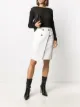 الصورة 2 من Balmain تنورة ملفوفة غير متساوية الطول