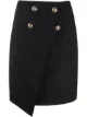 Image 1 of Balmain asymmetric wraparound skirt