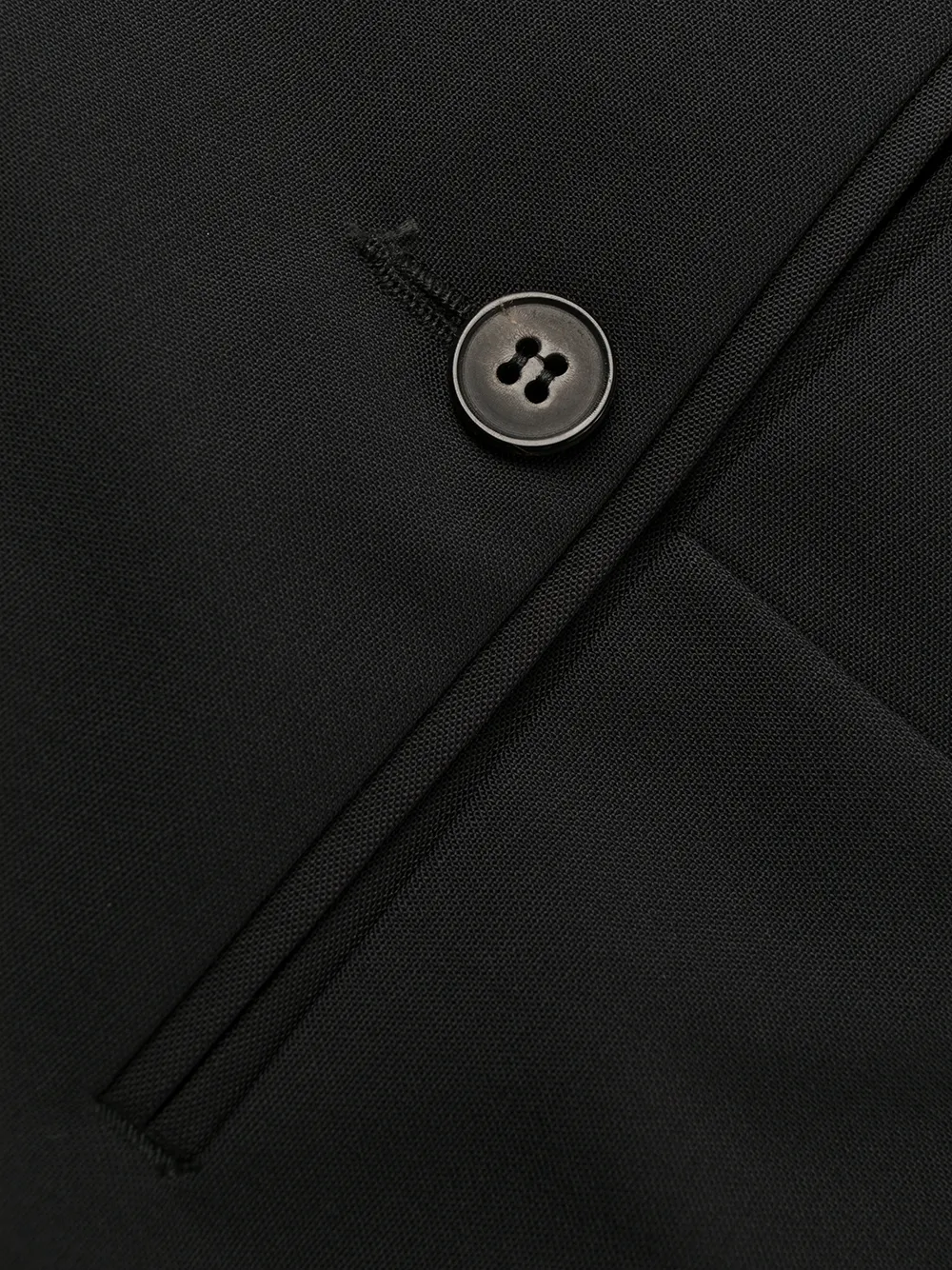 belted tailored cut trousers