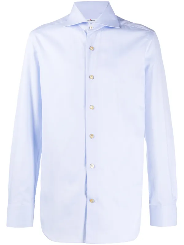 Kiton Hemd Mit Haifischkragen Farfetch
