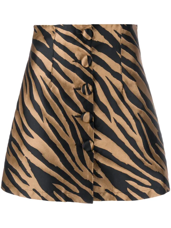 express zebra skirt