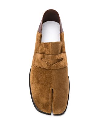 Tabi suede loafers展示图