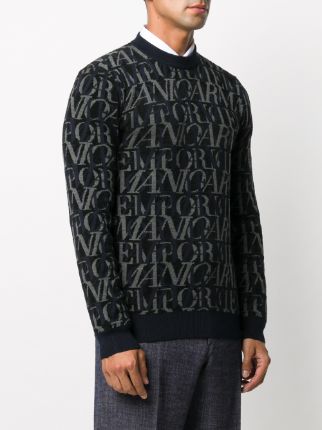 logo jacquard jumper展示图