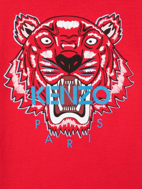 kenzo red tiger t shirt