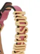 Moschino adjustable logo plaque bracelet