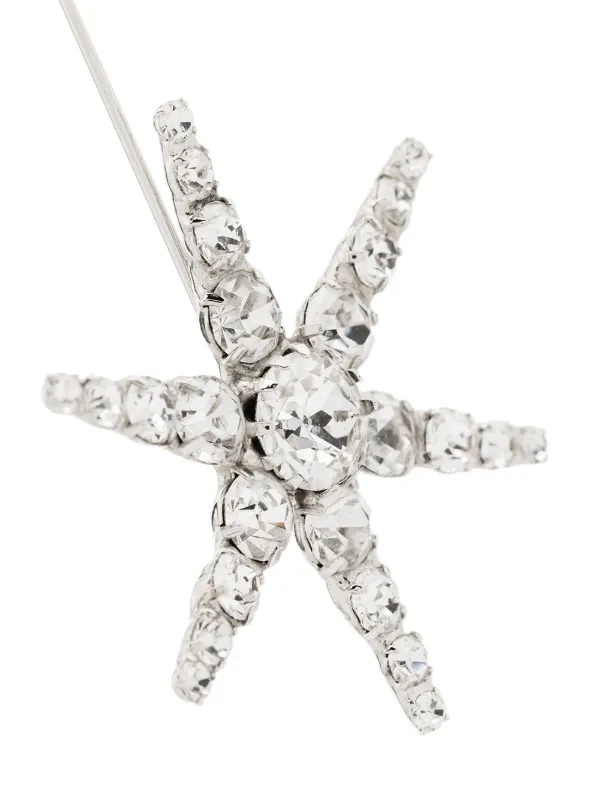 Estee crystal star drop earrings