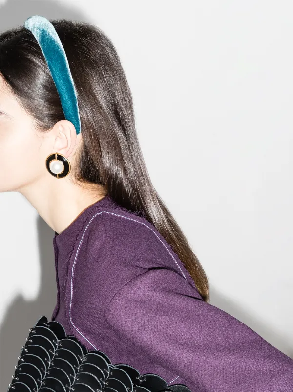【美品】JENNIFER BEHR　トリベルベットヘッドバンド JENNIFER BEHR Tori velvet headband | NET-A-PORTER