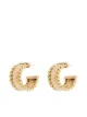 Image 1 of Laura Lombardi twisted detail hoop earrings
