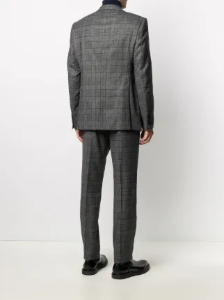 two-piece checked suit展示图