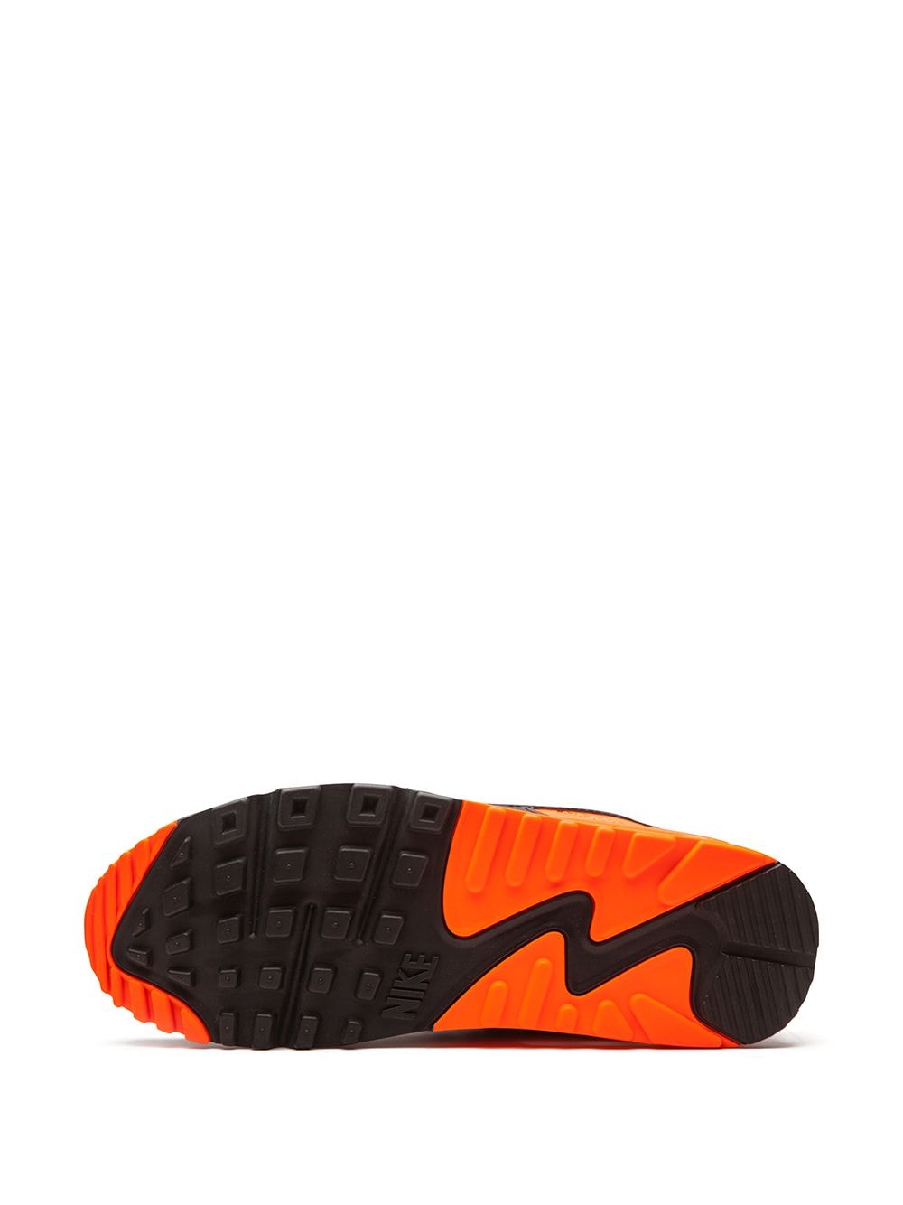 Shop Nike Air Max 90 "total Orange" Sneakers In White