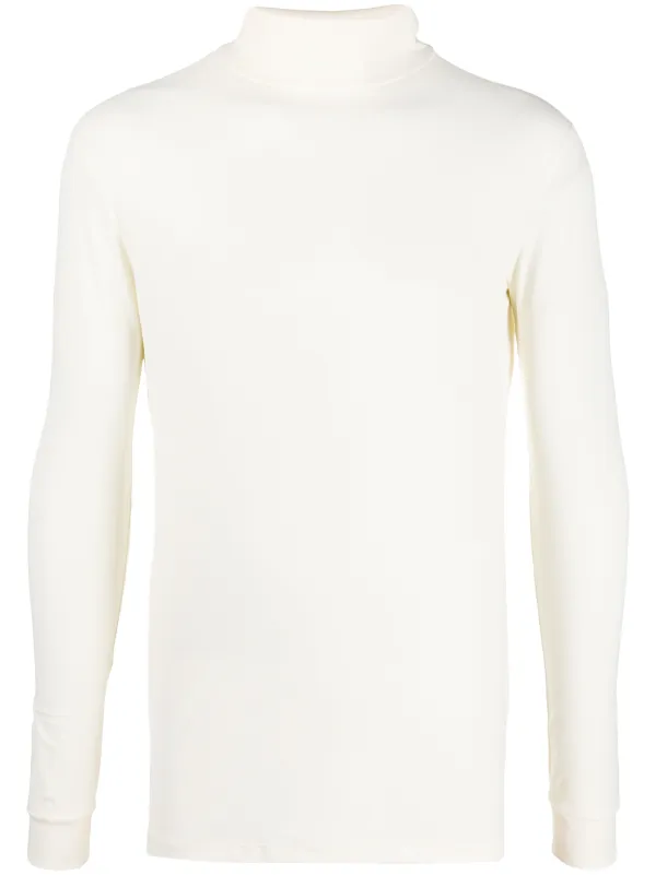 white turtleneck top