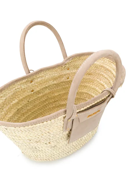 jacquemus le panier soleil straw bag